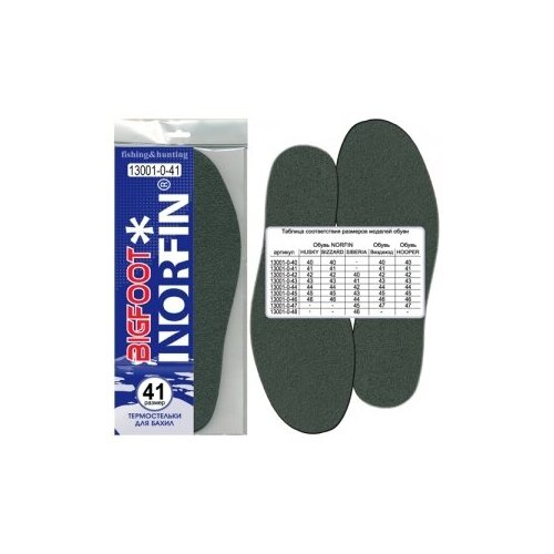 Стельки Бахил Термо Norfin Bigfoot Непромокаемые Р.41