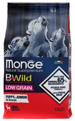 Сухой корм для щенков Monge BWILD Feed the Instinct Low Grain, оленина 1 уп. х 1 шт. х 2.5 кг