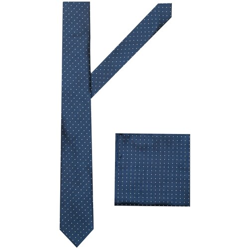 фото Галстук+платок pure (one size / темно-синий)