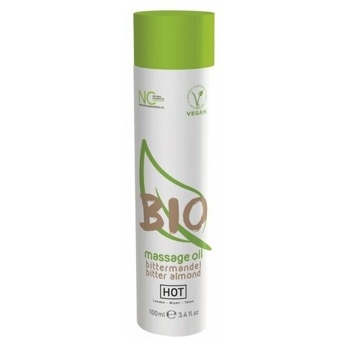 39742 Hot Bio Massage Oil Bitter Almond, 100 мл. Органическое массажное масло с миндалем
