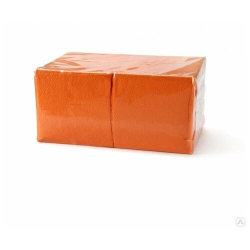 Салфетка БигПак оранжевая 24х24 см (400 шт в уп)