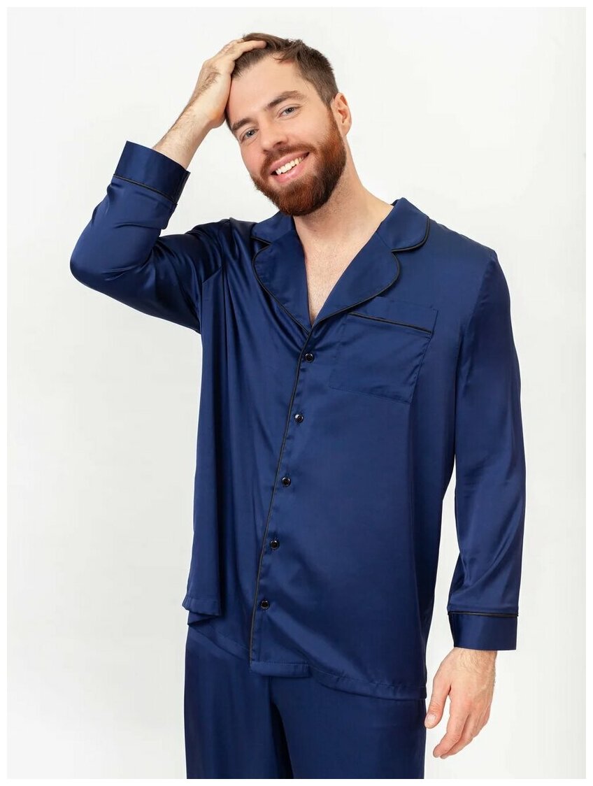 Пижама мужская Nicole Home размер XL синяя - фотография № 2
