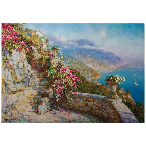 фото Набор для вышивания panna "берег италии" 34.5x23 см