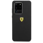 Чехол Ferrari для Galaxy S20 Ultra On- Track Silicone case Hard Black - изображение