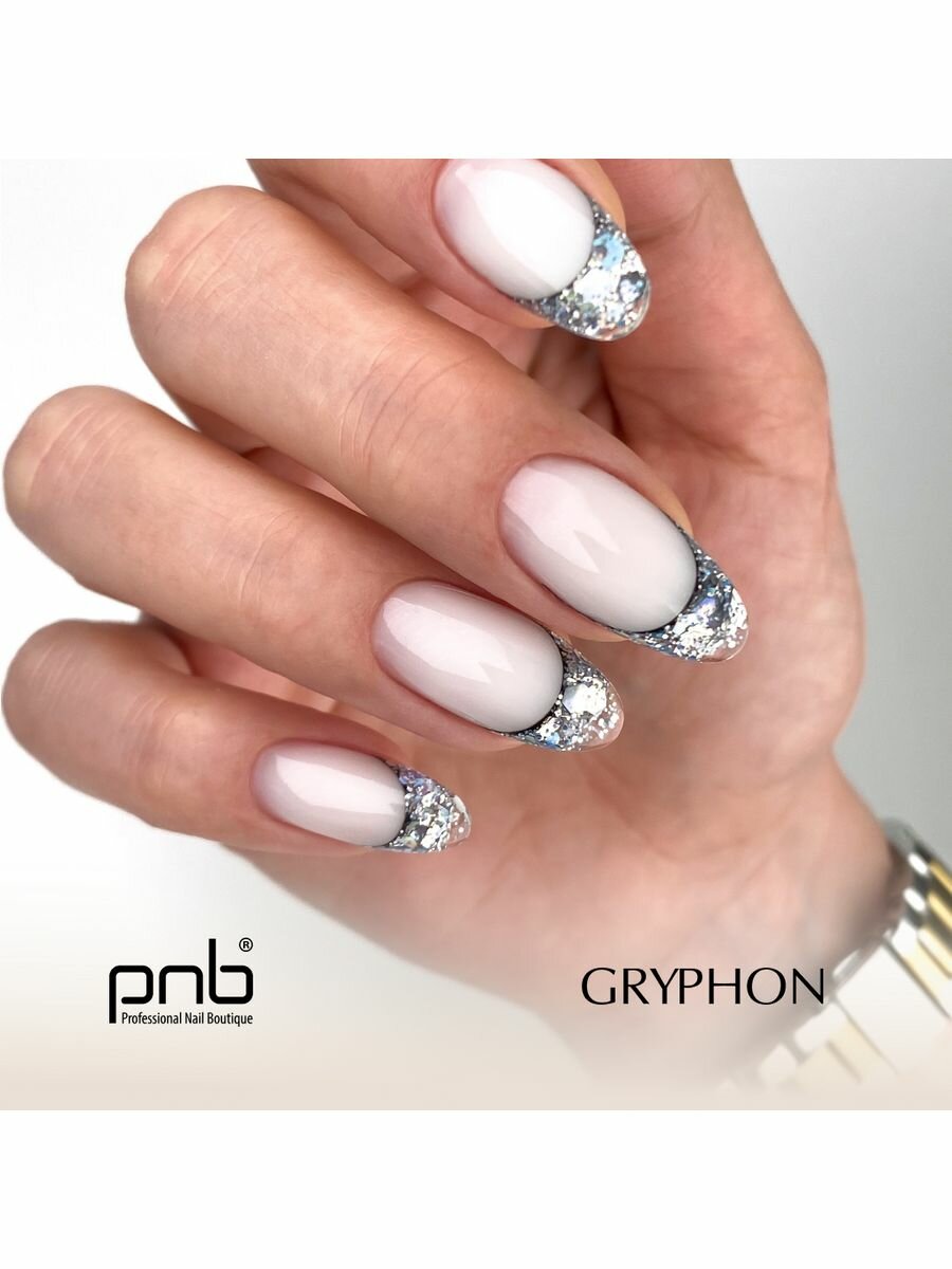 Гель для дизайна с блестками и поталью PNB 04 Грифон 5 мл/3D Mix&Shine Gel PNB 04 Gryphon 5 ml