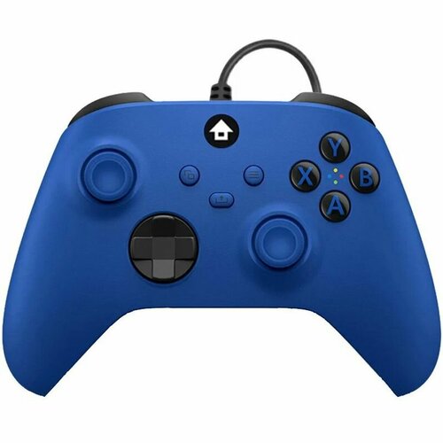 Проводной геймпад джойстик для компьютера ПК и игровой приставки синий 299000₽