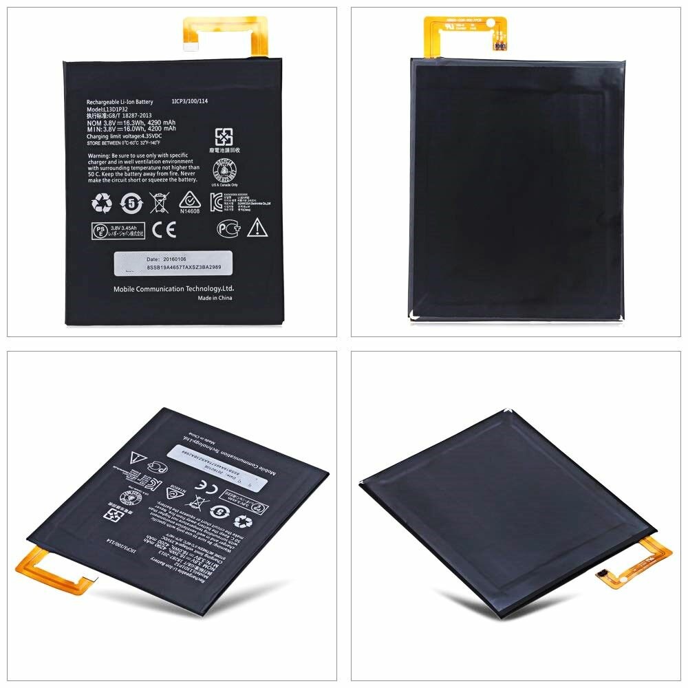 Lenovo A8-50 Tab 2 8.0 / A5500 IdeaTab 8.0 L13D1P32 Аккумуляторная батарея