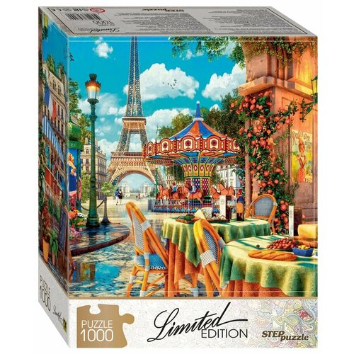 Степ Пазл / Пазл Кафе в Париже (Limited Edition), 1000 деталей