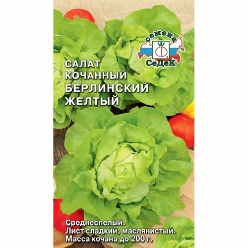 Семена Салат кочанный Берлинский желтый салат берлинский желтый 1 гр б п