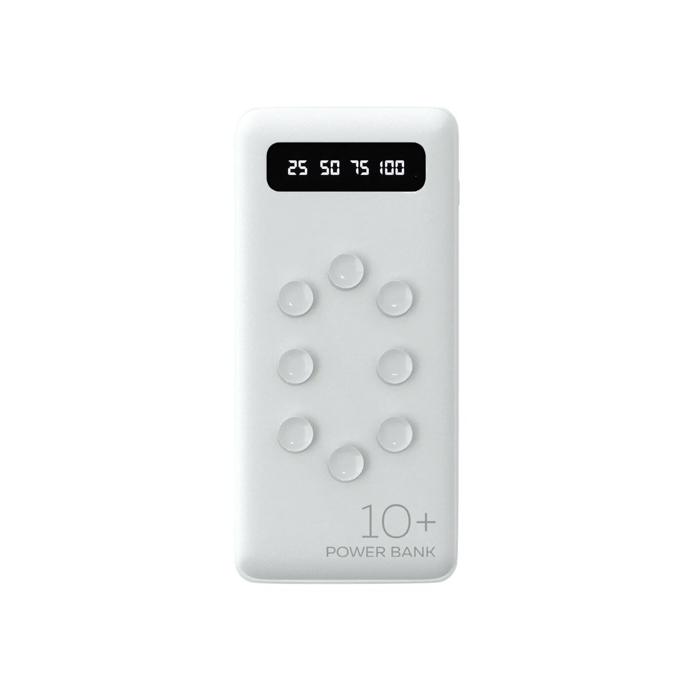 Аккумулятор внешний универсальный More Choice 10000mAh Smart 2USB 2.1A White - фото №8