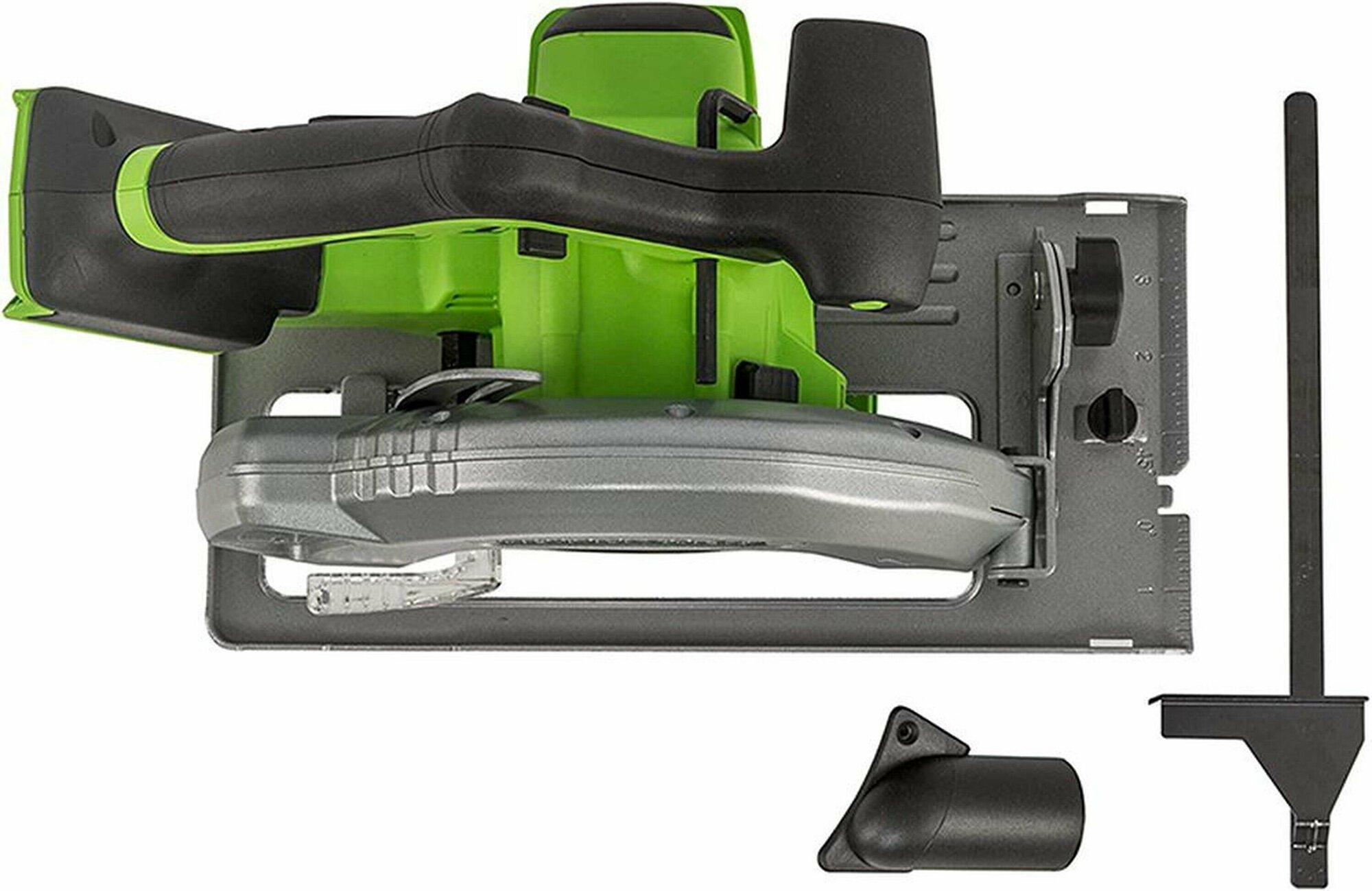 Циркулярные (Дисковые) Пилы Пила циркулярная аккумуляторная Greenworks GD24CS 24 В без АКБ и З/У (1500907)