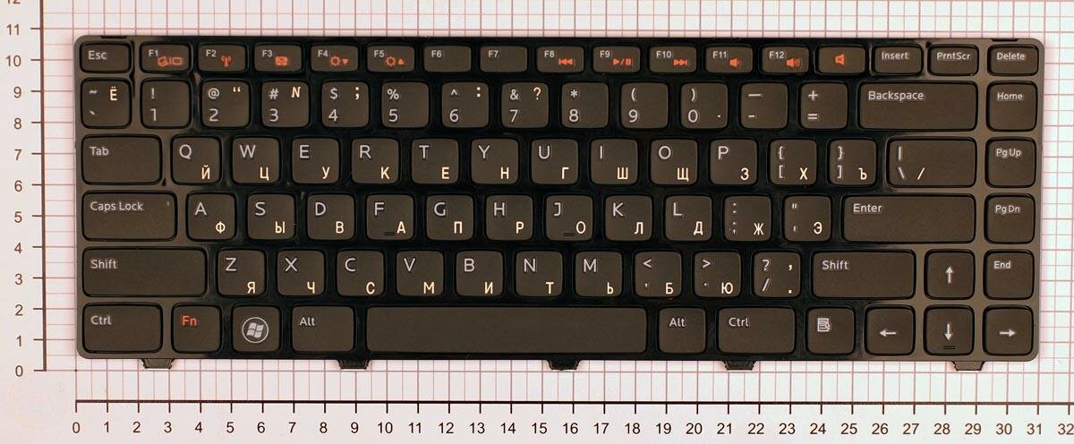 Клавиатура для Dell Inspiron N4050 черная