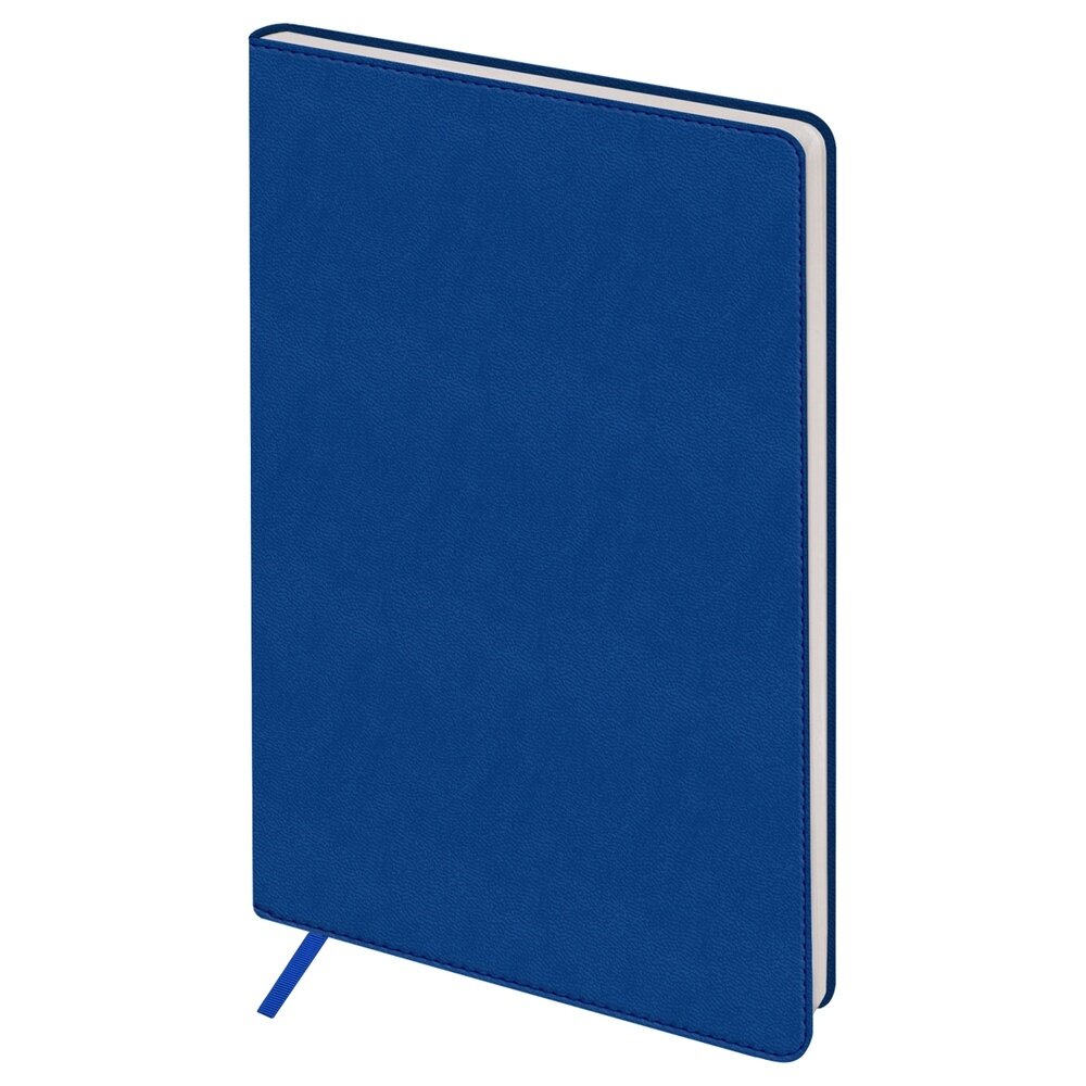 Ежедневник недатированный OfficeSpace "Mono", А5, 136 листов, кожзам, синий (ENA5_53093)