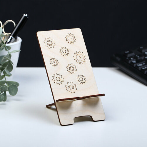 Подставка под телефон Шестеренки 16 х 8 см 341₽