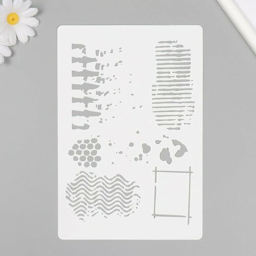 SUI Трафарет пластиковый Орнамент16х24 см 411₽