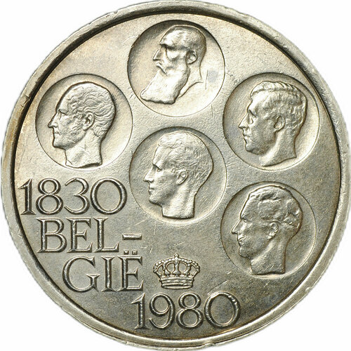 Монета 500 франков 1980 150 лет независимости BELGIË Бельгия