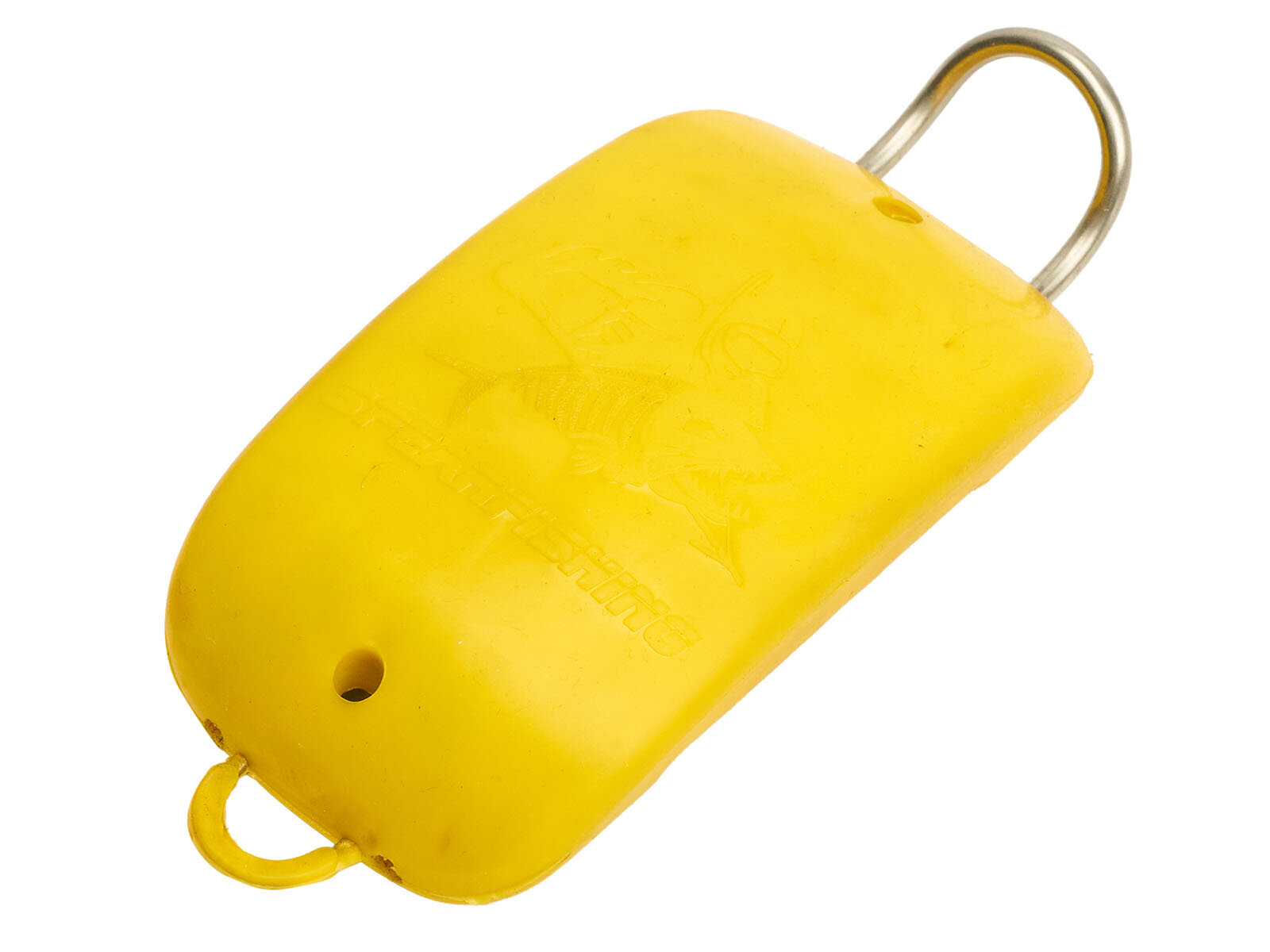 Груз поясной дайвгруз ЯнеR 1.1 кг, быстросъемный довесок с фиксатором, пластикатное покрытие, желтый