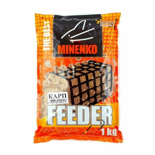 прикормка minenko сarp method mix 1кг Прикормка MINENKO Feeder карп 1кг