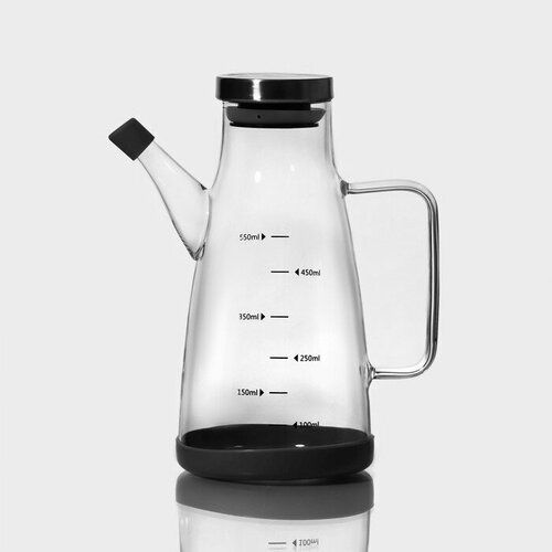 SUI Бутыль стеклянная для соуса и масла Мадлен 550 мл 9616193 см 1537₽