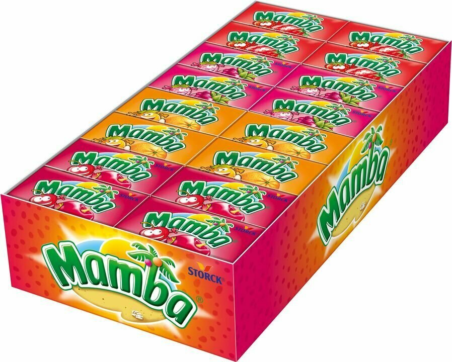 Конфеты жевательные Mamba, 48 шт по 26,5 г