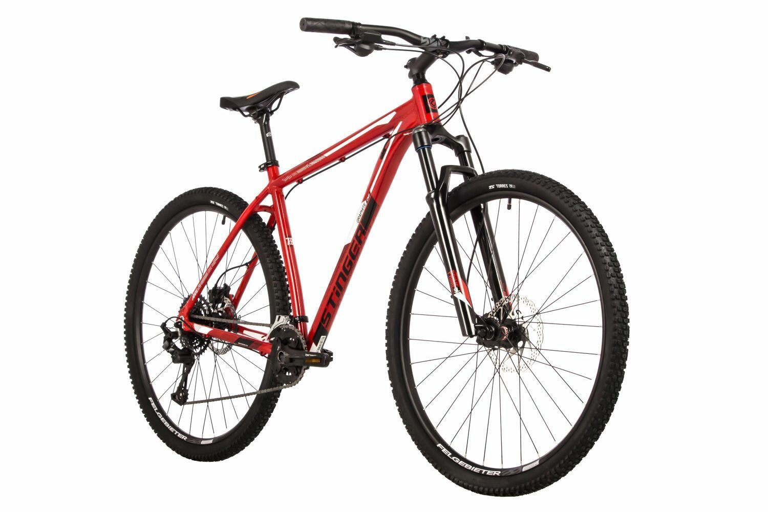Велосипед STINGER 29" GRAPHITE COMP красный, алюминий, размер 22"