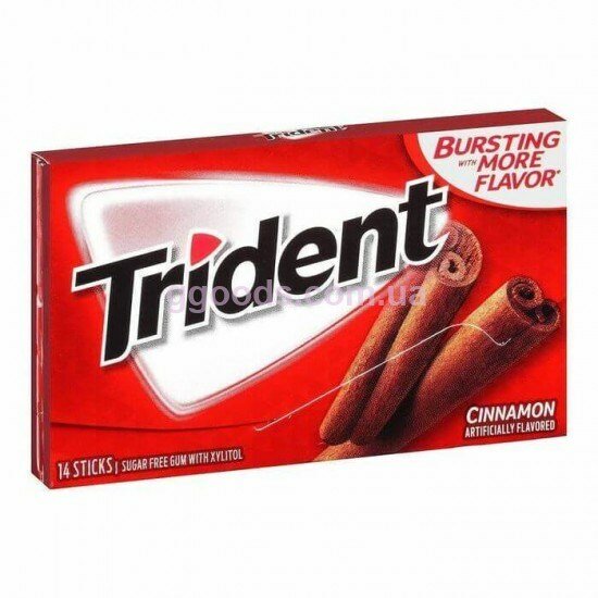 Trident Sticks Cinnamon жевательная резинка с корицей 27 гр