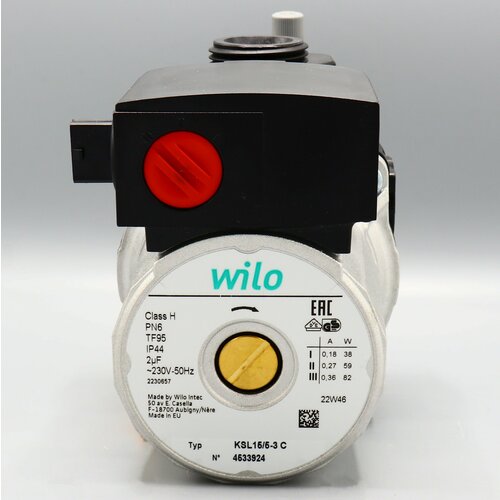 Насос циркуляционный Wilo KSL 155-3C с улиткой в сборе 82W для котлов Baxi Ferolli Protherm вращение по часовой стрелке арт 39817820 0020027644 5698260 4898₽