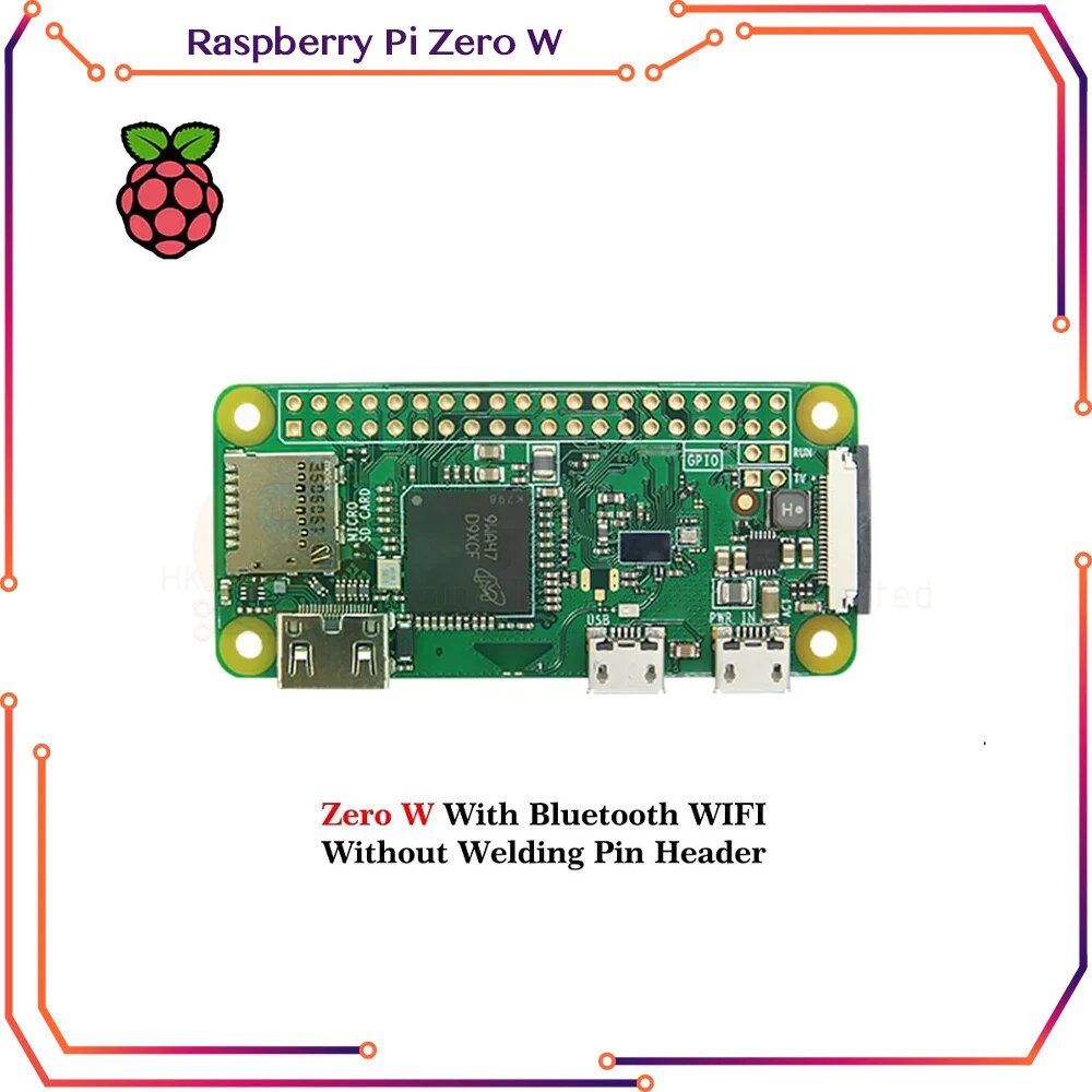 Raspberry Pi Zero 2W / Zero W / Zero WH плата, Zero W