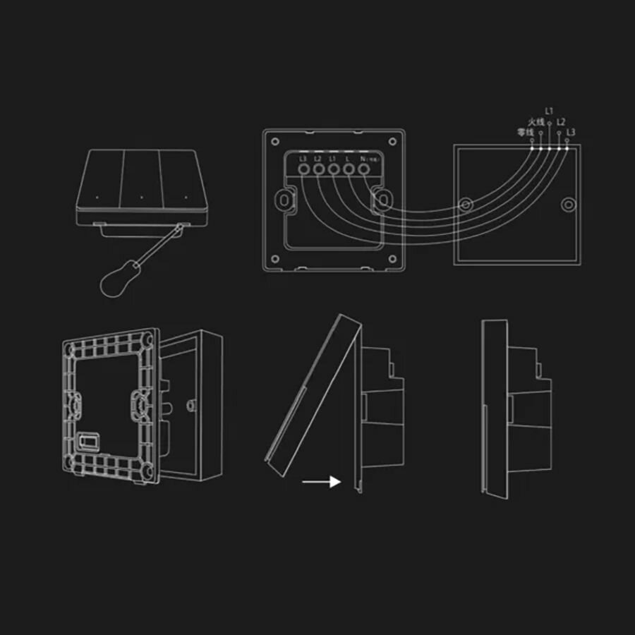 График энергопотребления выключателя в режиме ожидания и активности