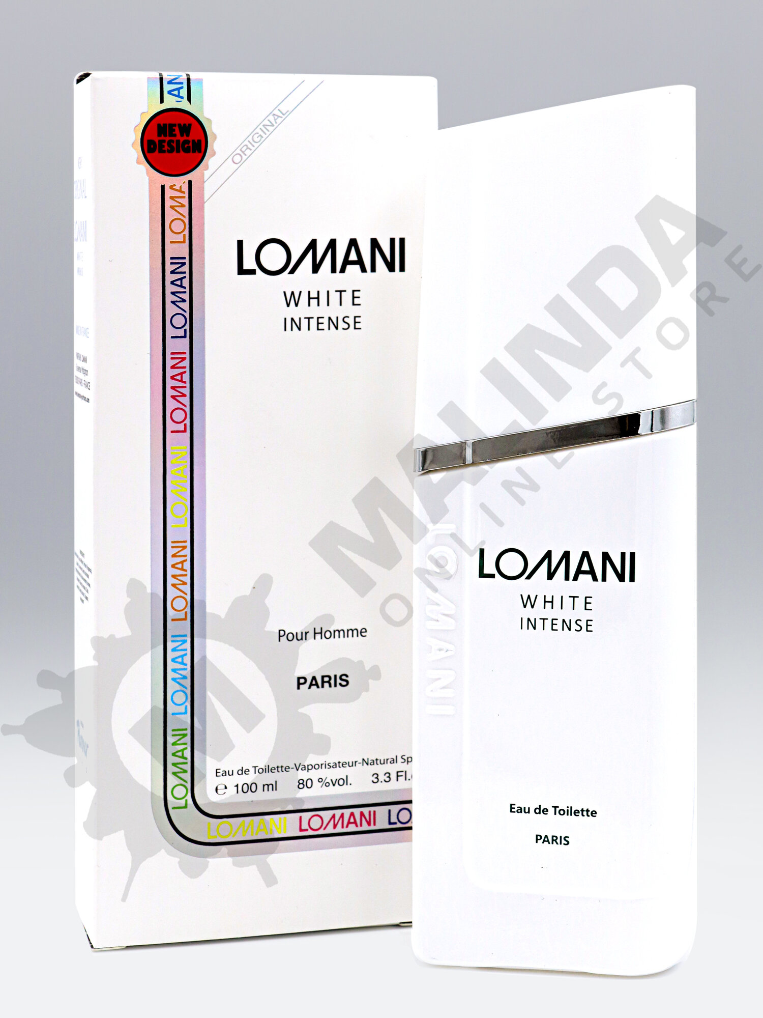 Туалетная вода Lomani "White Intense", мужская, восточно-древесный аромат, 100 мл