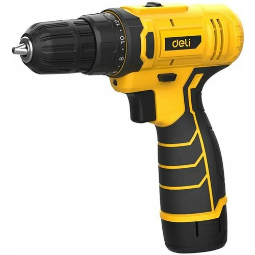 Дрель-шуруповерт аккумуляторная Deli DL-DZ12-4A2 1 АКБ2АчЗУ 12В 30Нм коробка 2590₽