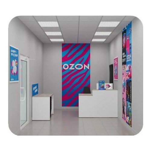 Комплект мебели для ПВЗ с двойной примерочной, Бренд Бук 2024