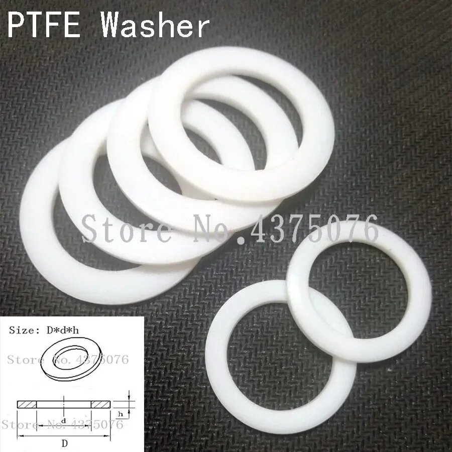 Прокладка из тефлона PTFE Gasket 45x55x2mm 2pcs