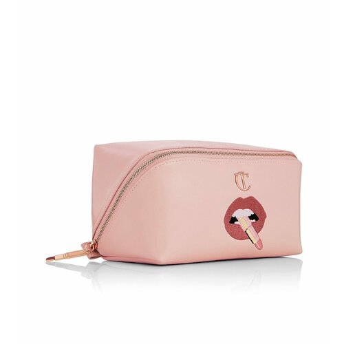 Косметичка Charlotte Tilbury 11х11х20 см розовый 7524₽