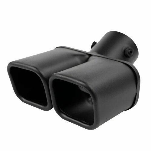 Впускной отверстие 63 мм двойной выпускной наконечник выхлопной системы автомобиля черные наконечники выхлопной системы из нержавеющей стали хвостовые наконечники глушителя двойные насадки для труб автомобильные аксессуары black bent 2009₽