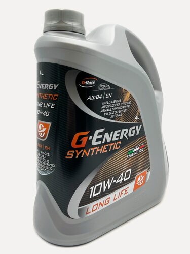 Изображение товара Масло G-Energy Synthetic Long Life 10W-40 (4л) 253142395