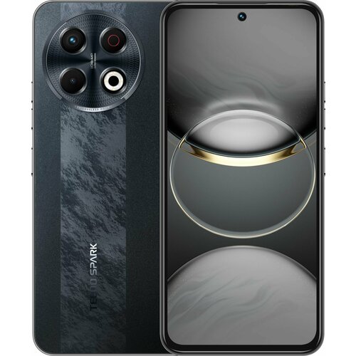Смартфон Tecno SPARK 30 Pro Android 14 8256ГБ экран AMOLED FHD 120Гц чёрный 10990₽