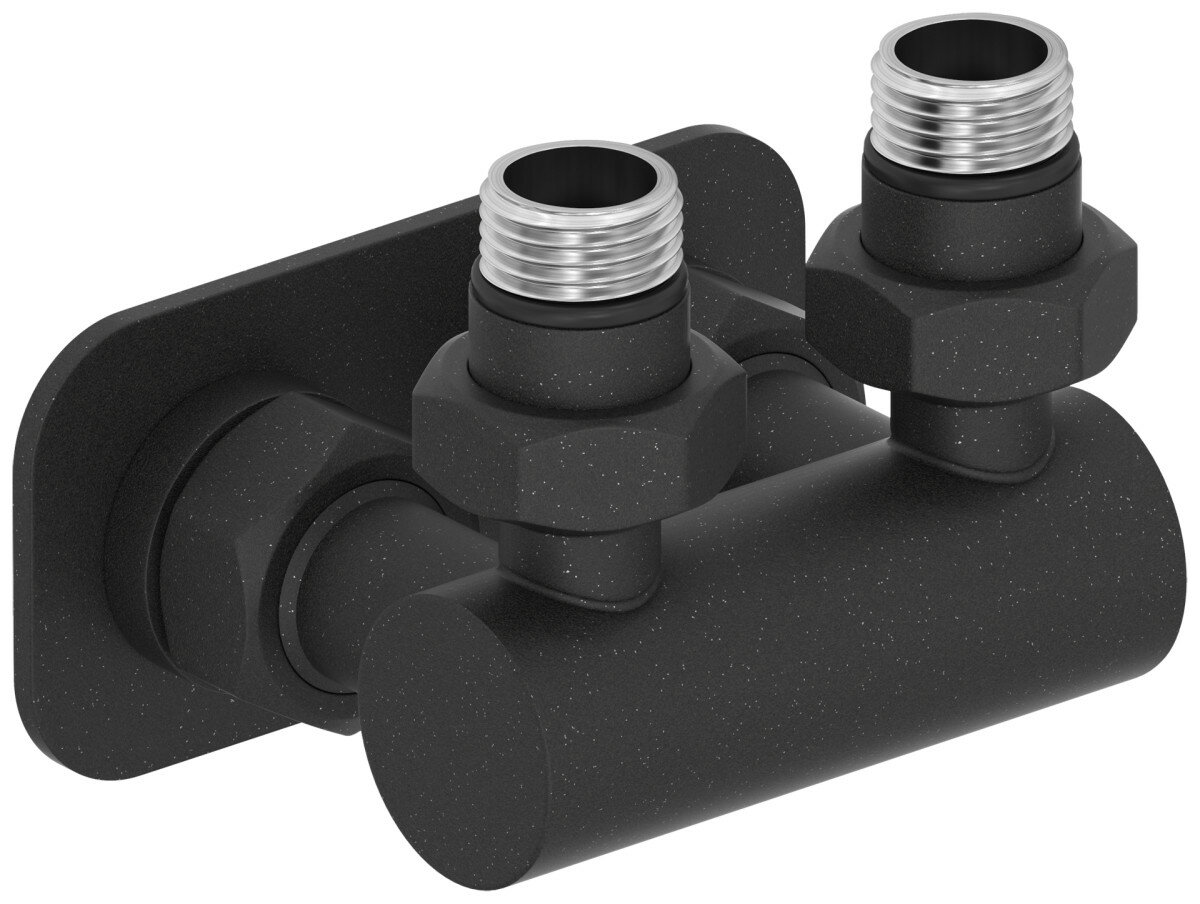 Модуль Сунержа 15-1536-1234 Модуль 2х1/2" угловой EU50, муар темный титан (РЕ-64)