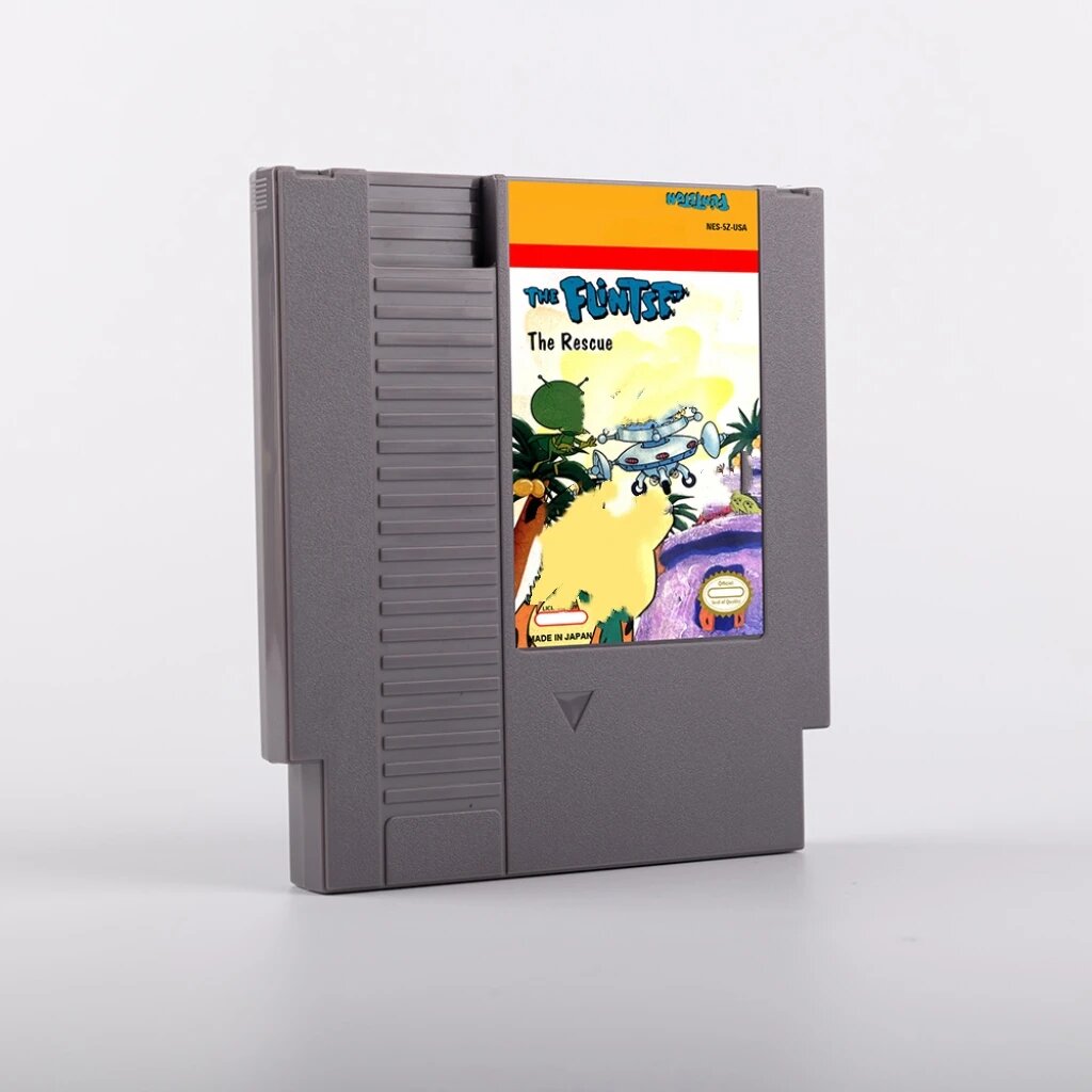 Flintston The Rescue of Dino Hoppy игра для NES RescueDinoHop