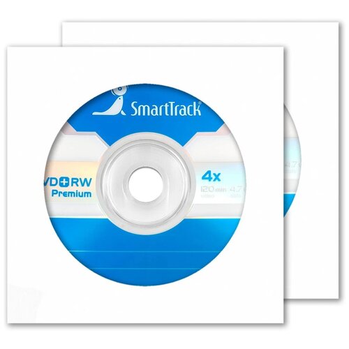 Диск DVD-RWSmartTrack4.7Gb 4x, 2 шт.
