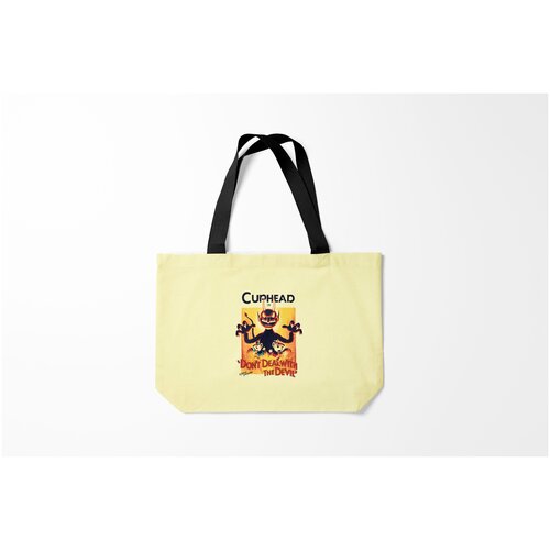 фото Сумка-шоппер / 46х35 см / геймерам / cuphead burnettie