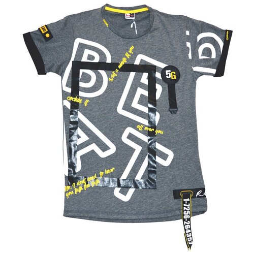 Футболка Подростковая 5G арт.2084 158 см. серый