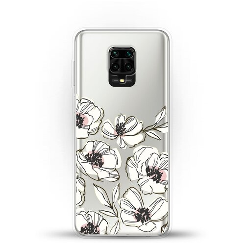 фото Силиконовый чехол цветы на xiaomi redmi note 9s andy & paul