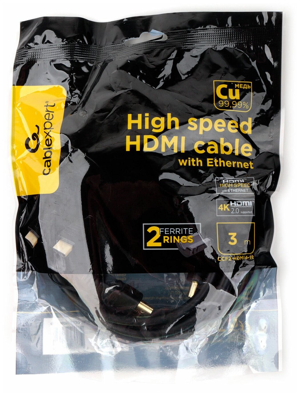 Кабель интерфейсный HDMI Cablexpert - фото №3