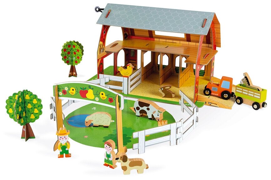 Игровой набор Janod Маленькие истории. Ферма J08577 - фото №3