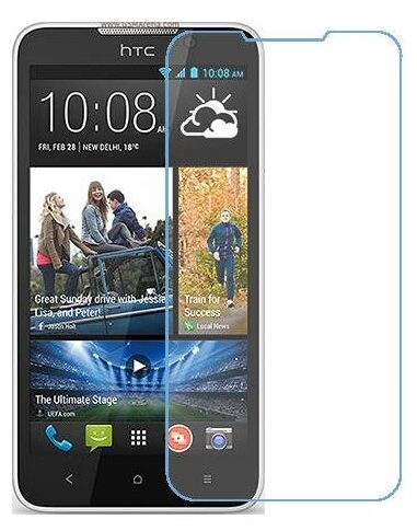 HTC Desire 516 dual sim защитный экран из нано стекла 9H одна штука