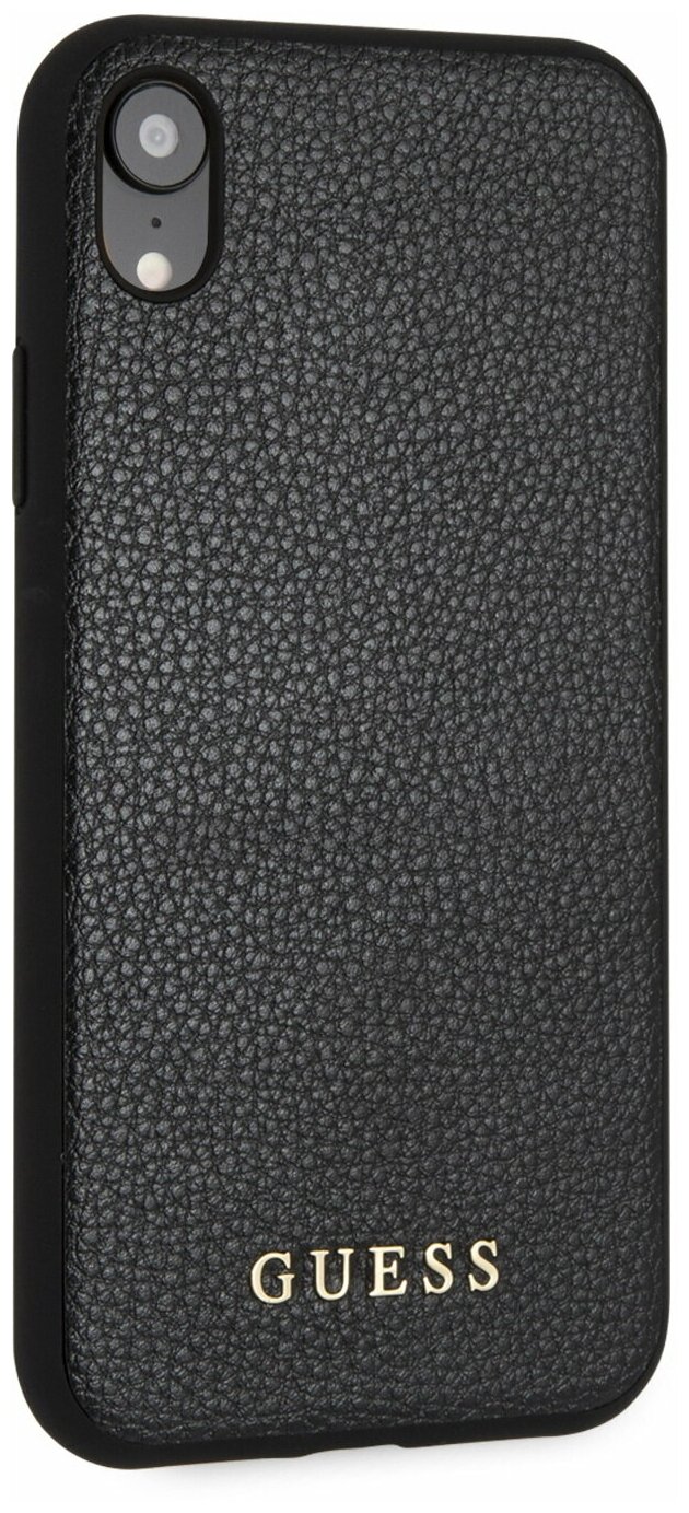 Чехол Guess для iPhone XR Iridescent Hard Black