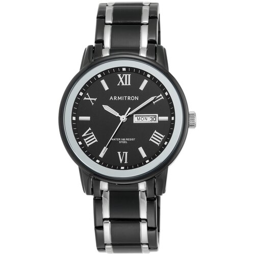 Наручные мужские часы Armitron 20/4935BKTB черный/серебристый  