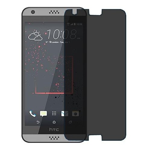 HTC Desire 630 защитный экран пленка гидрогель конфиденциальность (силикон) Одна штука