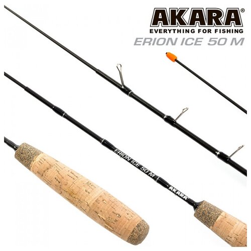 удочка зимняя набор из двух штук AKARA Удочка зимняя 2 колена Akara Erion Ice 50 M